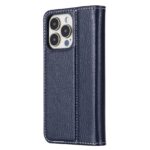 For iPhone 13 GEBEI PU+TPU Horizontal Flip Protective Case with Holder & Card Slots(Blue) - Image 3