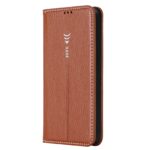 For iPhone 13 GEBEI PU+TPU Horizontal Flip Protective Case with Holder & Card Slots(Brown) - Image 2