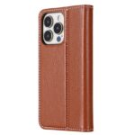 For iPhone 13 GEBEI PU+TPU Horizontal Flip Protective Case with Holder & Card Slots(Brown) - Image 3