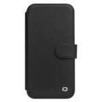 For iPhone 13 Pro QIALINO Magnetic Buckle Phone Leather Case with Card Slot (Black) - Image 2