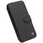 For iPhone 13 Pro QIALINO Magnetic Buckle Phone Leather Case with Card Slot (Black) - Image 4