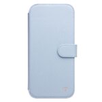 For iPhone 13 Pro QIALINO Magnetic Buckle Phone Leather Case with Card Slot (Sierra Blue) - Image 2