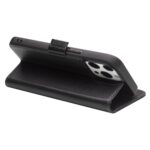 For iPhone 13 Pro Max QIALINO Magnetic Buckle Leather Phone Case (Black) - Image 5