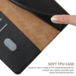 For iPhone 12 Pro Genuine Leather Fingerprint-proof Horizontal Flip Phone Case(Black) - Image 5