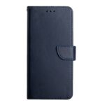 For iPhone 12 Pro Genuine Leather Fingerprint-proof Horizontal Flip Phone Case(Blue) - Image 2