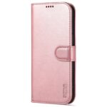 For iPhone 14 Pro Max AZNS Skin Feel Calf Texture Horizontal Flip Leather Case (Rose Gold) - Image 2