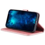 For iPhone 14 Pro Max AZNS Skin Feel Calf Texture Horizontal Flip Leather Case (Rose Gold) - Image 4