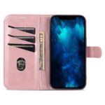 For iPhone 14 Pro Max AZNS Skin Feel Calf Texture Horizontal Flip Leather Case (Rose Gold) - Image 5