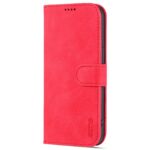 For iPhone 14 Pro Max AZNS Skin Feel Calf Texture Horizontal Flip Leather Case (Red) - Image 2