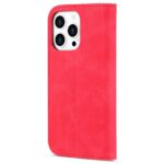 For iPhone 14 Pro Max AZNS Skin Feel Calf Texture Horizontal Flip Leather Case (Red) - Image 3
