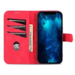 For iPhone 14 Pro Max AZNS Skin Feel Calf Texture Horizontal Flip Leather Case (Red) - Image 5