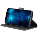 For iPhone 14 Pro Max AZNS Skin Feel Calf Texture Horizontal Flip Leather Case (Black) - Image 4