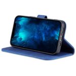 For iPhone 14 Pro Max AZNS Skin Feel Calf Texture Horizontal Flip Leather Case (Blue) - Image 4