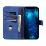 For iPhone 14 Pro Max AZNS Skin Feel Calf Texture Horizontal Flip Leather Case (Blue) - Image 5