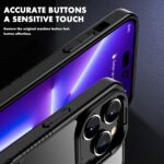 iPAKY Shockproof PC + TPU Protective Phone Case For iPhone 14 Pro Max(Blue) - Image 4