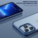 iPAKY Shockproof PC + TPU Protective Phone Case For iPhone 14 Pro Max(Blue) - Image 4