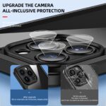 For iPhone 13 Pro iPAKY Shockproof PC + TPU Protective Phone Case (Blue) - Image 3