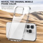 For iPhone 14 Plus iPAKY Aurora Series Shockproof PC + TPU Protective Phone Case (Transparent Black) - Image 2