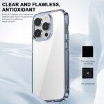 For iPhone 13 Pro iPAKY Aurora Series Shockproof PC + TPU Protective Phone Case (Transparent Black) - Image 4