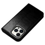 For iPhone 14 Pro QIALINO Horizontal Flip Leather Phone Case(Black) - Image 5