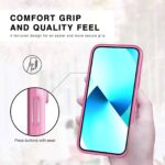 For iPhone 12 Pro Max Double Solid Color Armor Phone Case(Pink) - Image 3