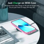 For iPhone 12 Pro Max Double Solid Color Armor Phone Case(Pink) - Image 4