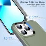 For iPhone 12 Pro Max Double Solid Color Armor Phone Case(Grey) - Image 6