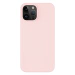 For iPhone 14 Pro Max Mutural Yuemu Series Liquid Silicone Microfiber Case(Pink) - Image 2