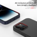 For iPhone 14 Pro Mutural Yuemu Series Liquid Silicone Microfiber Case(Pink) - Image 6