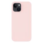 For iPhone 14 Mutural Yuemu Series Liquid Silicone Microfiber Case(Pink) - Image 2