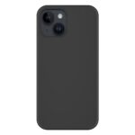 For iPhone 14 Mutural Yuemu Series Liquid Silicone Microfiber Case(Black) - Image 2