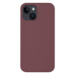 For iPhone 14 Mutural Yuemu Series Liquid Silicone Microfiber Case(Wine Red) - Image 2