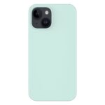 For iPhone 14 Mutural Yuemu Series Liquid Silicone Microfiber Case(Sky Blue) - Image 2