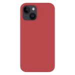 For iPhone 14 Mutural Yuemu Series Liquid Silicone Microfiber Case(Rose Red) - Image 2