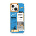 For iPhone 14 Mutural Dual-side Laminating Printed TPU Phone Case(Blue)