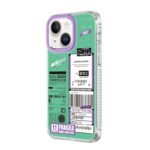 For iPhone 14 Mutural Dual-side Laminating Printed TPU Phone Case(Green) - Image 2