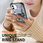 For iPhone 11 Ring Holder Phone Case(Grey) - Image 7