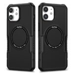 For iPhone 11 MagSafe Shockproof Armor Phone Case(Black)