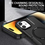 For iPhone 11 MagSafe Shockproof Armor Phone Case(Black) - Image 3