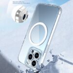 For iPhone 12 Pro Simple Transparent Magsafe Phone Case - Image 4