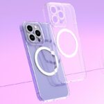 For iPhone 12 Pro Simple Transparent Magsafe Phone Case - Image 5