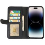 For iPhone 14 Pro Max GEBEI Top-grain Horizontal Flip Leather Phone Case(Black) - Image 4