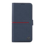 For iPhone 14 Pro Max GEBEI Top-grain Horizontal Flip Leather Phone Case(Blue) - Image 2