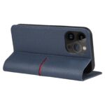 For iPhone 14 Pro Max GEBEI Top-grain Horizontal Flip Leather Phone Case(Blue) - Image 5