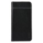 For iPhone 14 Pro Max GEBEI Top-grain Horizontal Flip Leather Phone Case(Black) - Image 2