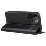 For iPhone 14 Pro Max GEBEI Top-grain Horizontal Flip Leather Phone Case(Black) - Image 5