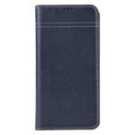 For iPhone 14 Pro Max GEBEI Top-grain Horizontal Flip Leather Phone Case(Blue) - Image 2