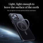 For iPhone 14 Plus 360 Rotating MagSafe Magnetic Skin Feel Phone Case(Purple) - Image 4