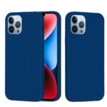 For iPhone 15 Pro Max Solid Color Silicone Phone Case(Cobalt Blue)