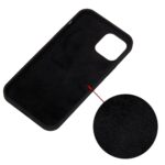 For iPhone 15 Pro Max Solid Color Silicone Phone Case(Black) - Image 3